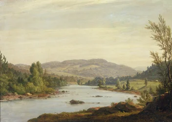 Landscape with River (Scene in Northern New York), 1849